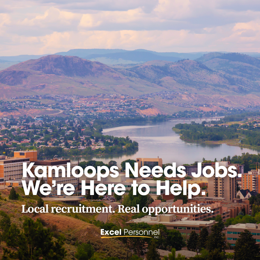 Aerial view of Kamloops BC